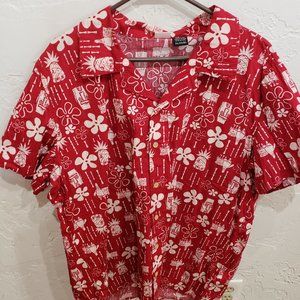 SpongeBob SquarePants Tropical Woven Button-Up